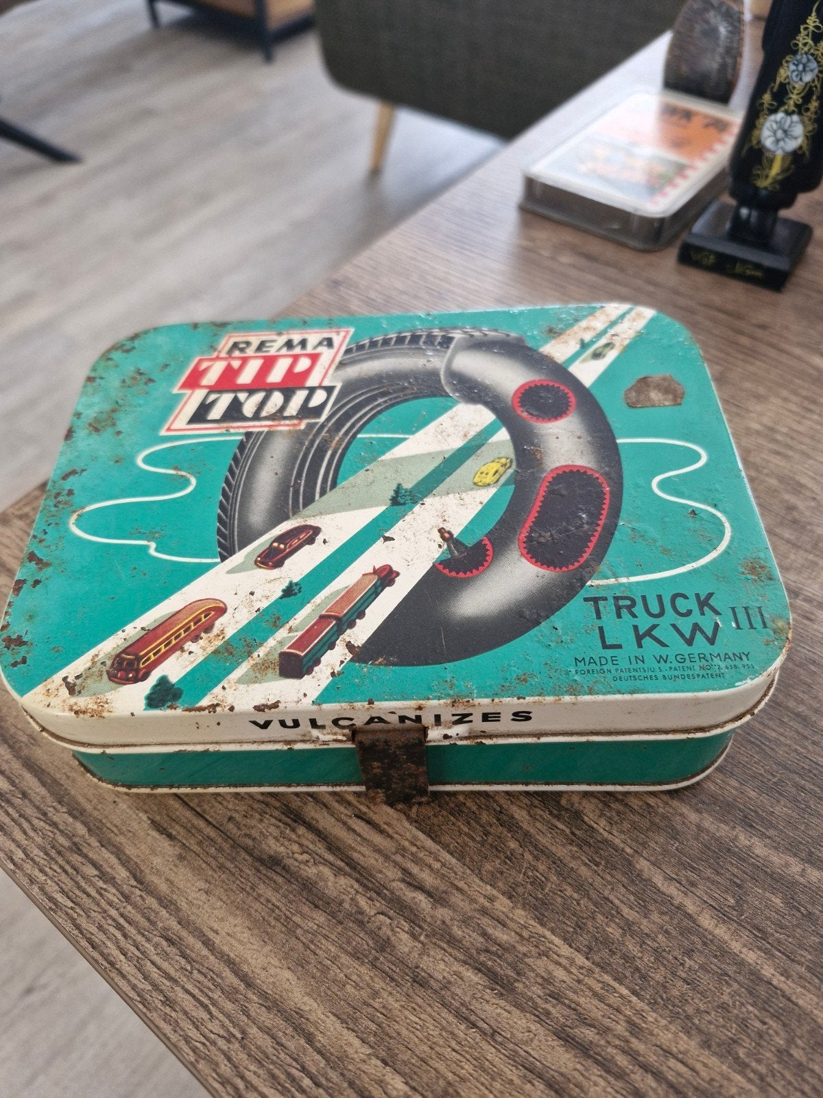 Rema Tip Top banden reparatie set blik, Ophalen of Verzenden, Gebruikt, Verpakking
