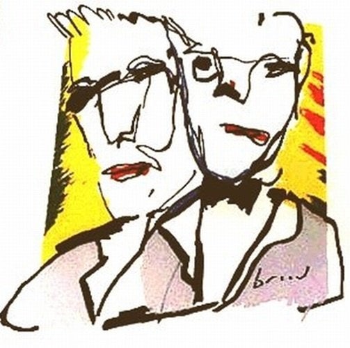 Herman Brood - "Herenleed", Gesigneerd, Verzenden, Zeefdruk