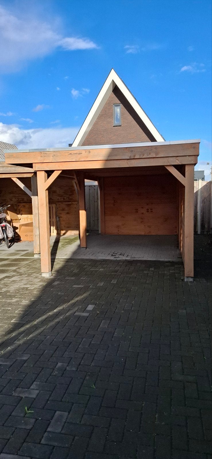 Douglashouten Carport 6.00x3.00x2.50m - Nieuwstaat, Tuin en Terras, Ophalen, Zo goed als nieuw, Carport