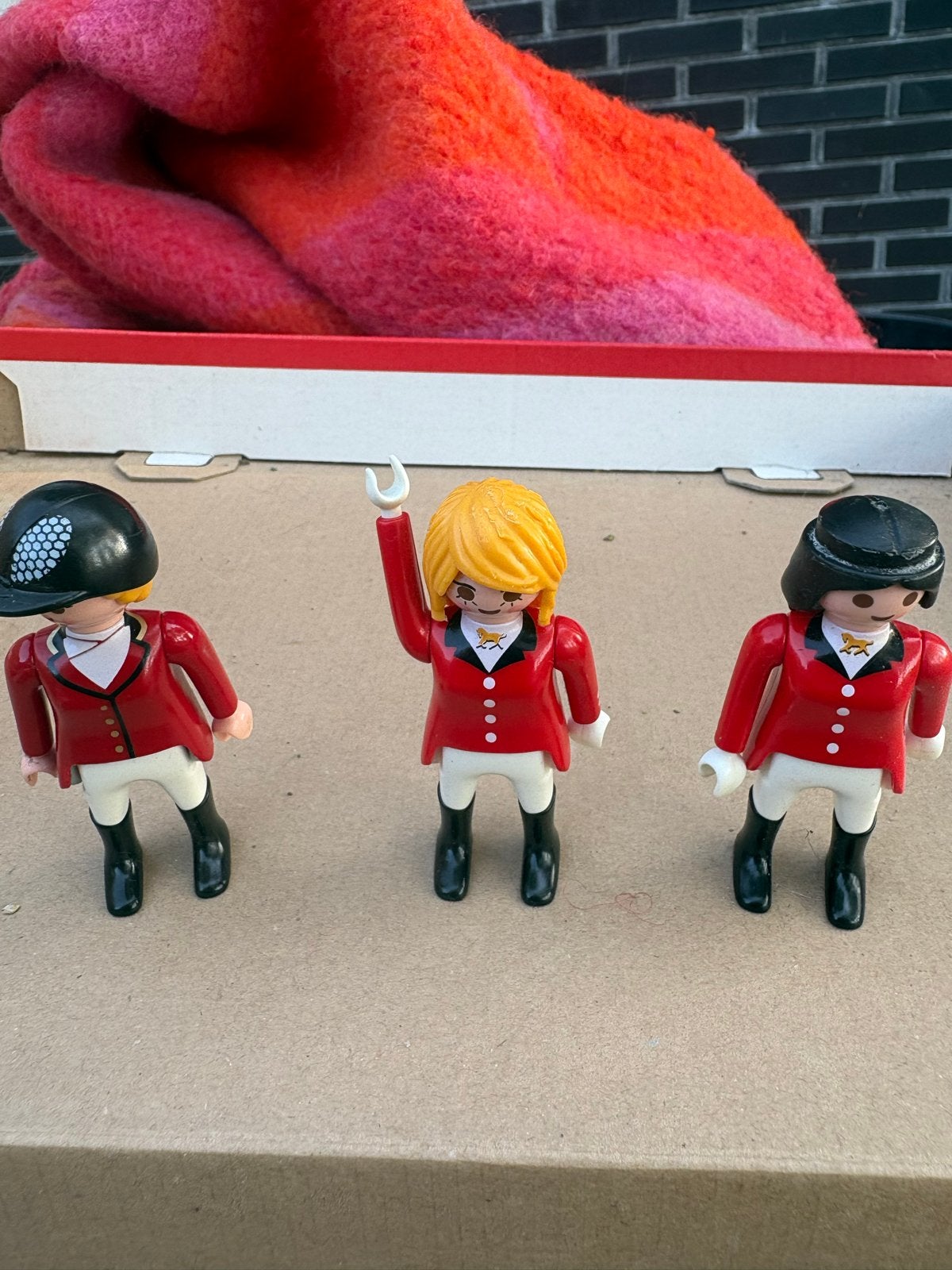 Playmobil ruiters/amazones set van 3, Ophalen of Verzenden, Gebruikt, Jongen of Meisje