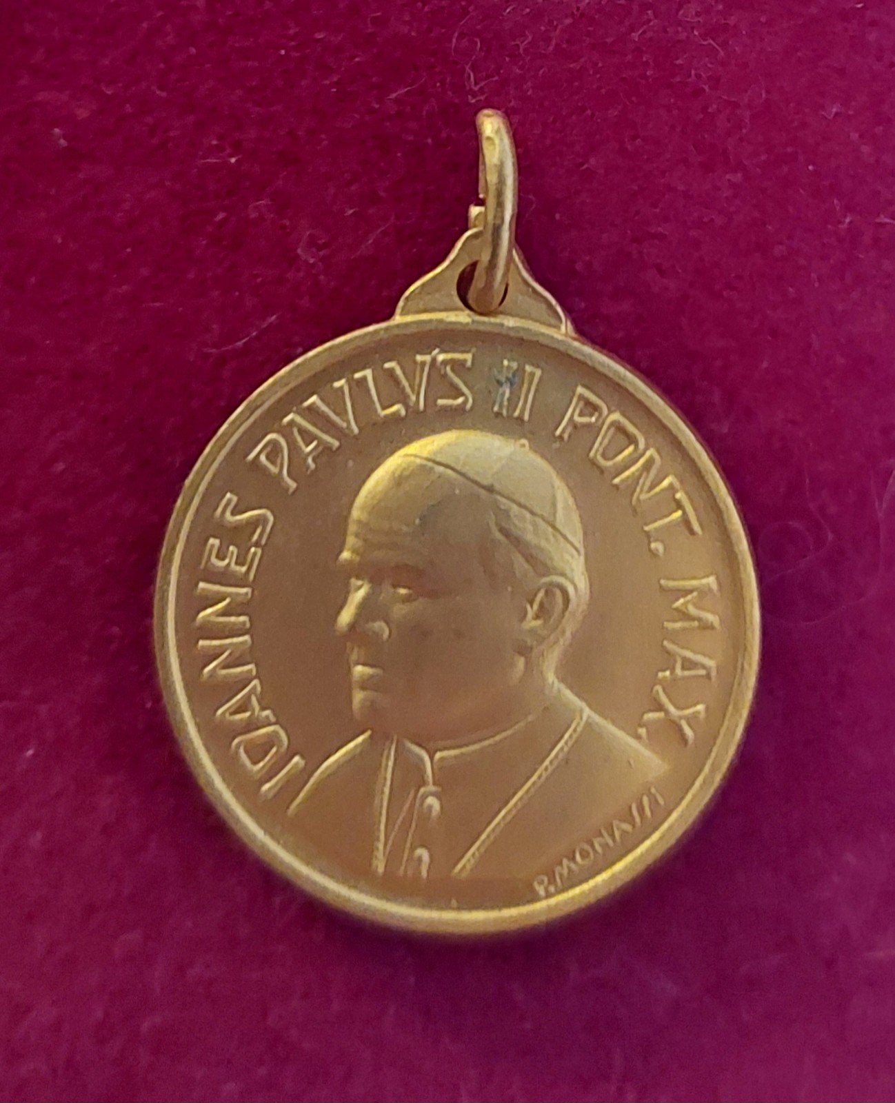 medaille: P. Monassi ontwerp van Paus Johannes Paulus II., Ophalen of Verzenden, Brons