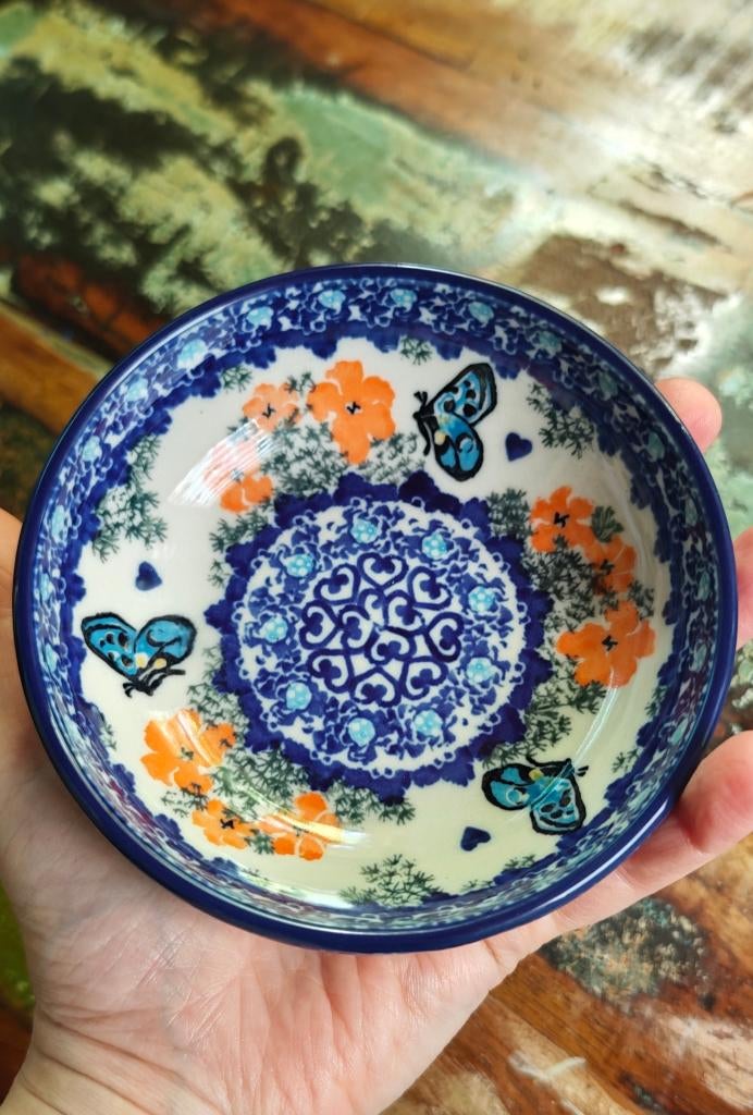 Bunzlau schaal 13cm unikat, Verzenden, Keramiek, Nieuw, Schaal of Schalen