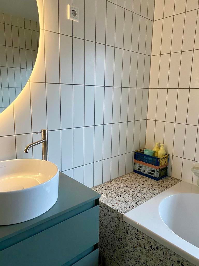 Tegels (mat) wit rechthoek 10x30 5,5m2 totaal, Ophalen of Verzenden, Nieuw