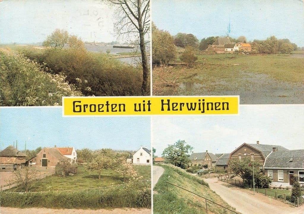 Groeten uit Herwijnen, Ophalen of Verzenden, 1980 tot heden, Gelopen, Gelderland