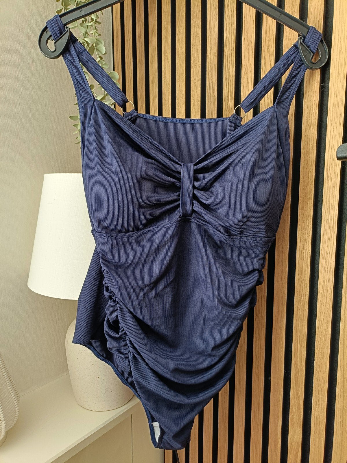 Badpak shein marine blauw maat 4XL, Kleding | Dames, Nieuw, Badpak, Shein, Verzenden