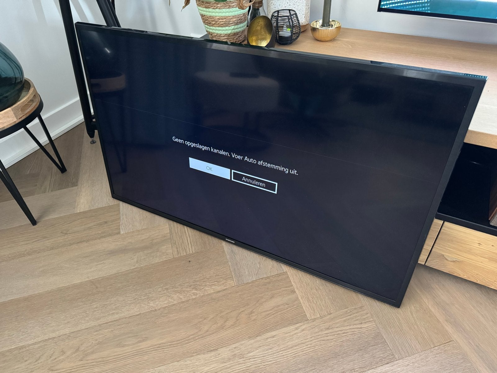 Samsung UE43JU6000K 4K UHD Smart TV - Gebruikt, zonder voet, Ophalen, 50 Hz, Samsung, 100 cm of meer