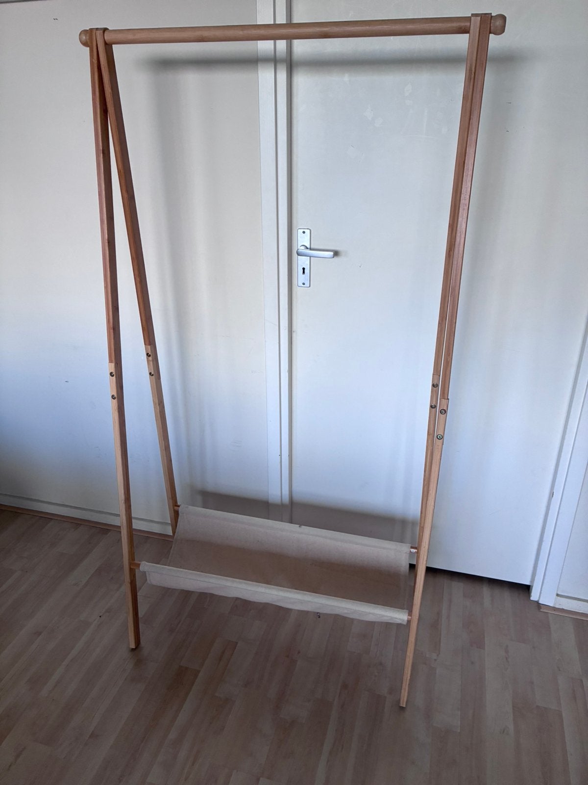 Kledingrek Bamboe opklapbaar, Ophalen, Gebruikt