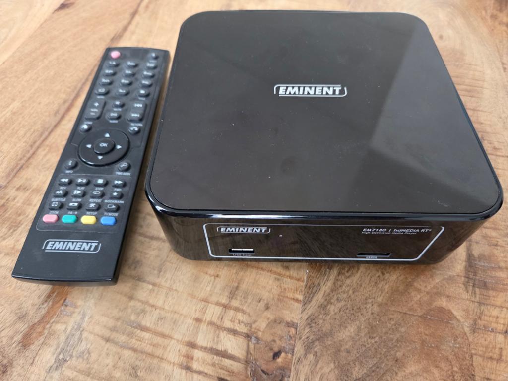 Eminent EM7180 HD Media Player met afstandsbediening, Ophalen of Verzenden, HDMI, 500 tot 1500 GB