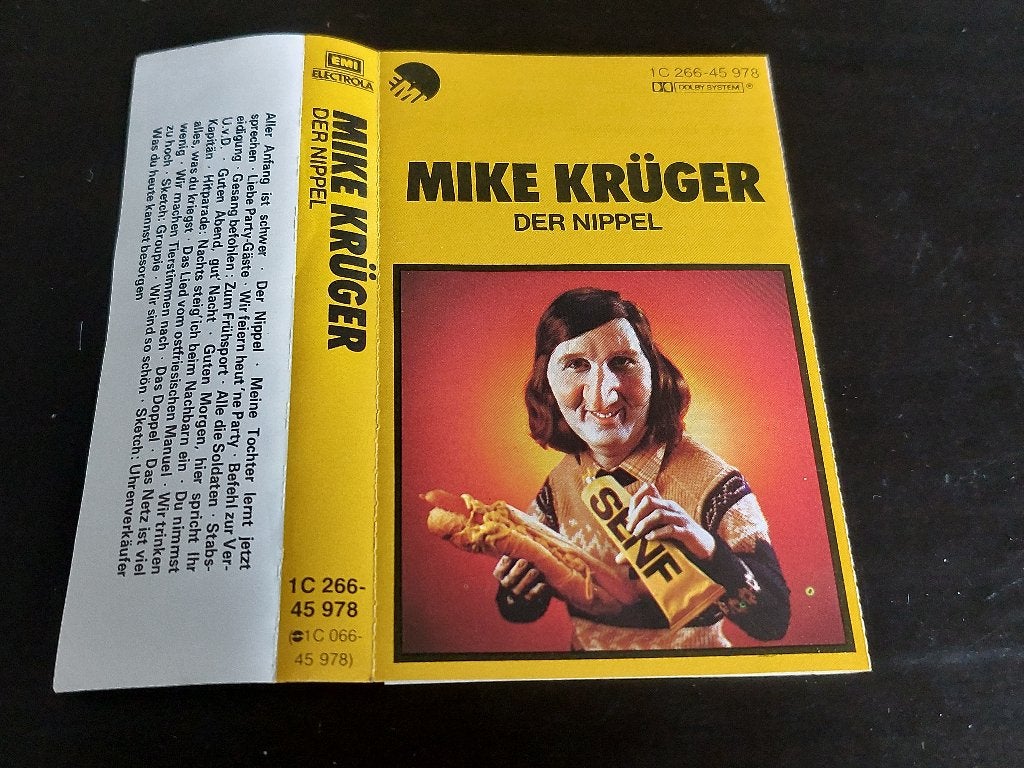 MIKE KRÜGER - DER NIPPEL (MC), Cd's en Dvd's, Cassettebandjes, 1 bandje, Ophalen of Verzenden, Zo goed als nieuw, Origineel