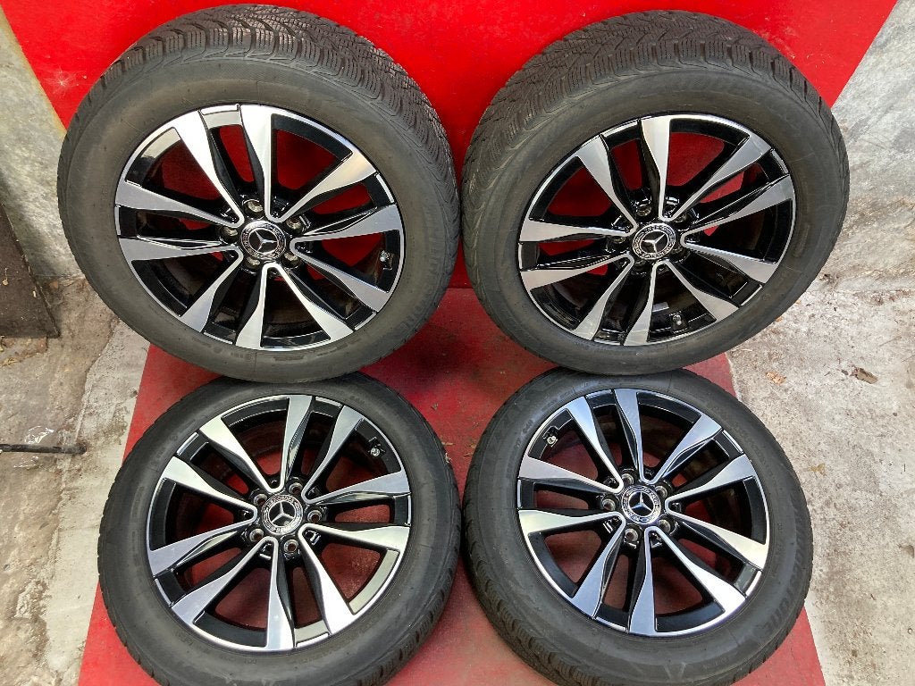 Winterbanden Mercedes C klasse bj. 2021 - 2026  225/50R17, Auto-onderdelen, Gebruikt, ., Banden en Velgen, 17 inch