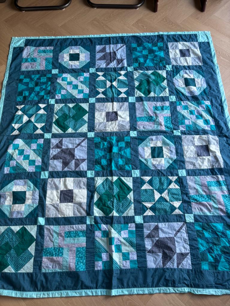 Patchwork deken, Huis en Inrichting, Ophalen, Zo goed als nieuw