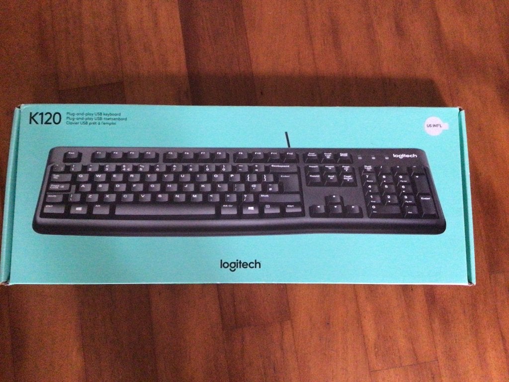 Logitech toetsenbord K120 nieuw in doos, Ophalen of Verzenden, Overige indelingen, Nieuw, Logitech toetsenbord