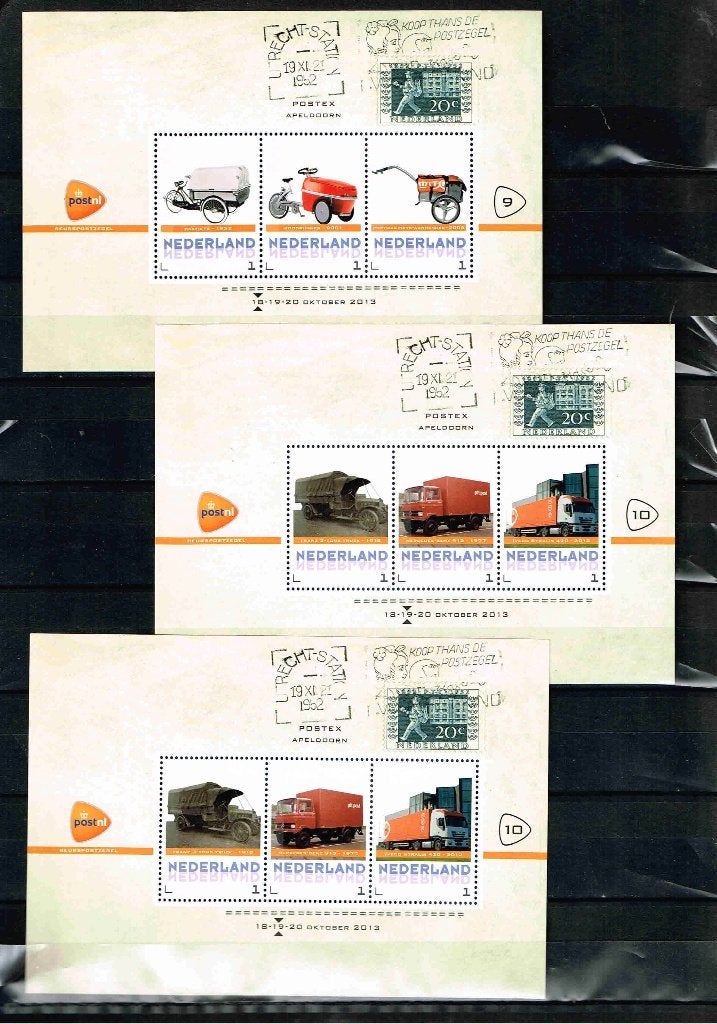 Postex 2013 3 vel 3 persoonlijke beurs zegels /18b3, Verzenden, Na 1940, Postfris