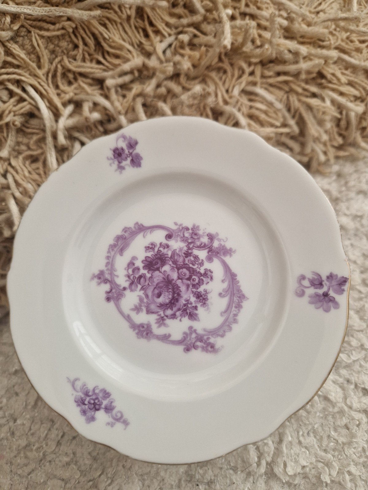 Set van 11 Victoria China Czechoslovakia schoteltjes, Ophalen of Verzenden