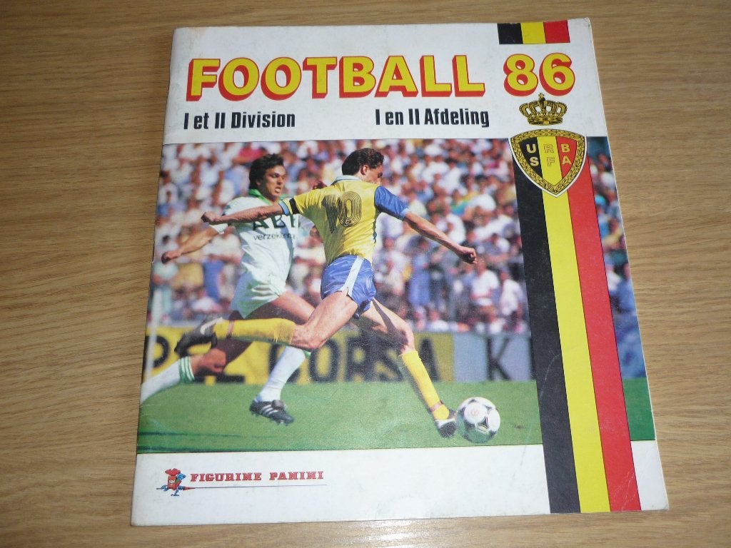 Panini voetbal stickerboek 1986, Ophalen of Verzenden, Gebruikt, Buitenlandse clubs, Poster, Plaatje of Sticker
