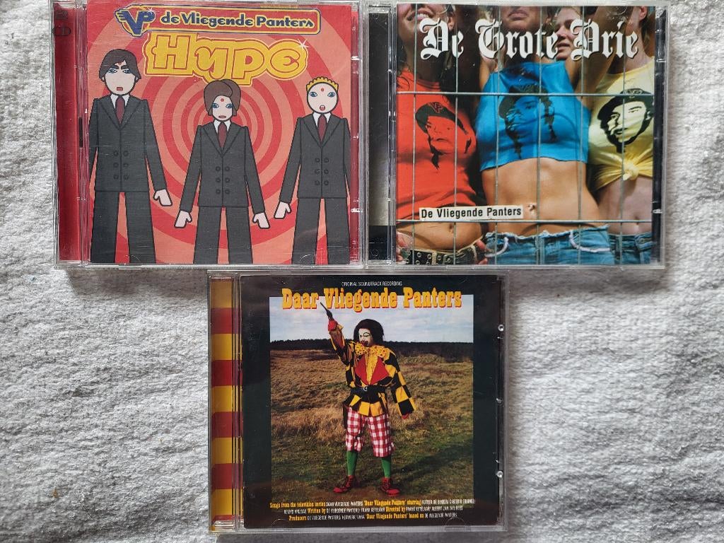 3 CD's van de Vliegende Panters, Cd's en Dvd's, Cd's | Humor en Cabaret, Ophalen of Verzenden, Zo goed als nieuw