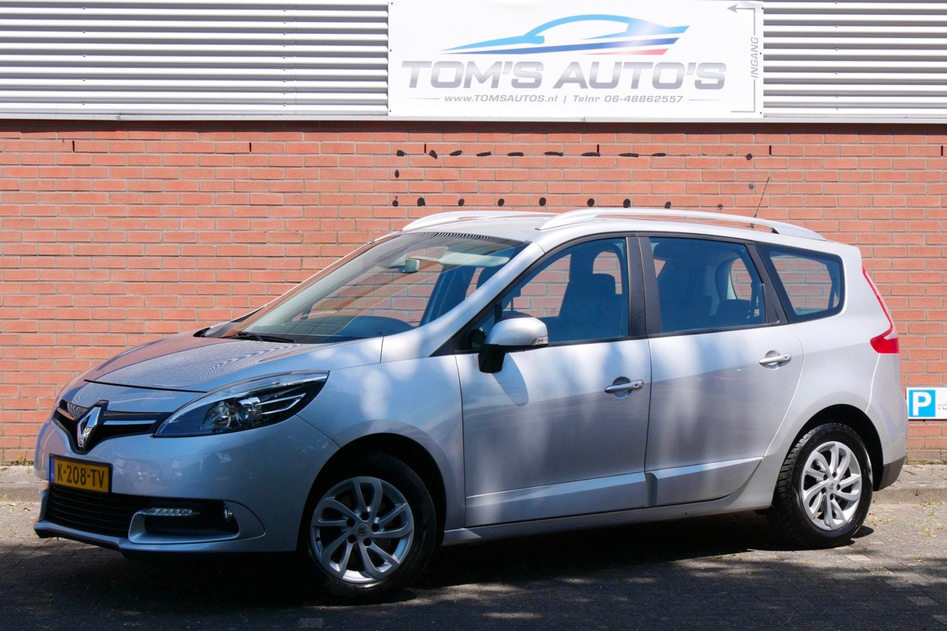 Renault Grand Scénic 1.2 TCe Expression 7p. nieuwe distribu, Auto's, Voorwielaandrijving, Euro 5, Stof, Gebruikt