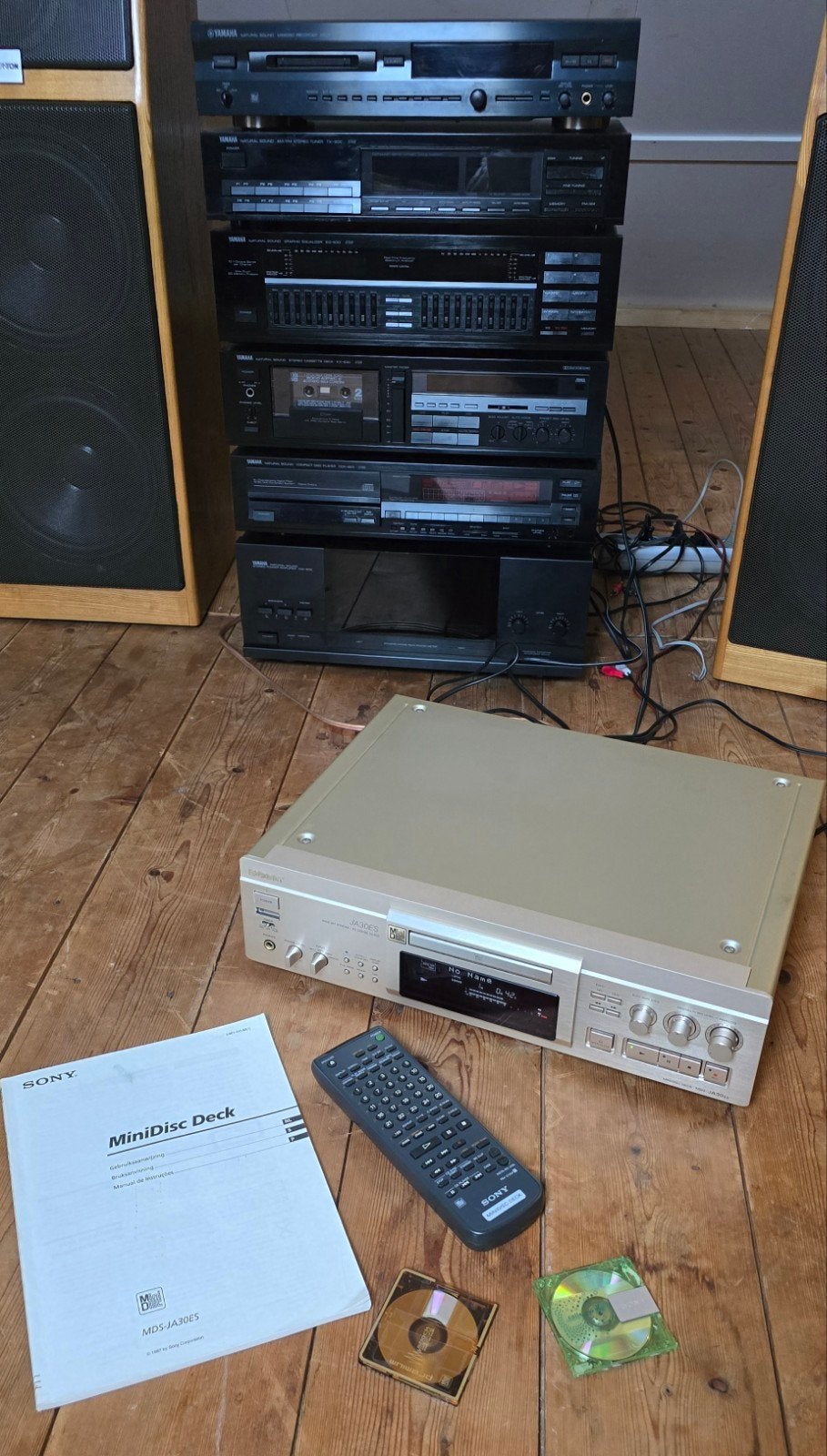 Sony MDS-JA30ES MiniDisc Deck met afstandsbediening, Ophalen