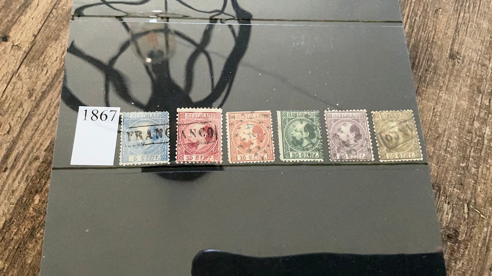 #77 Serie Nederland 1867 gestempeld, Postzegels en Munten, Postzegels | Nederland, Ophalen of Verzenden