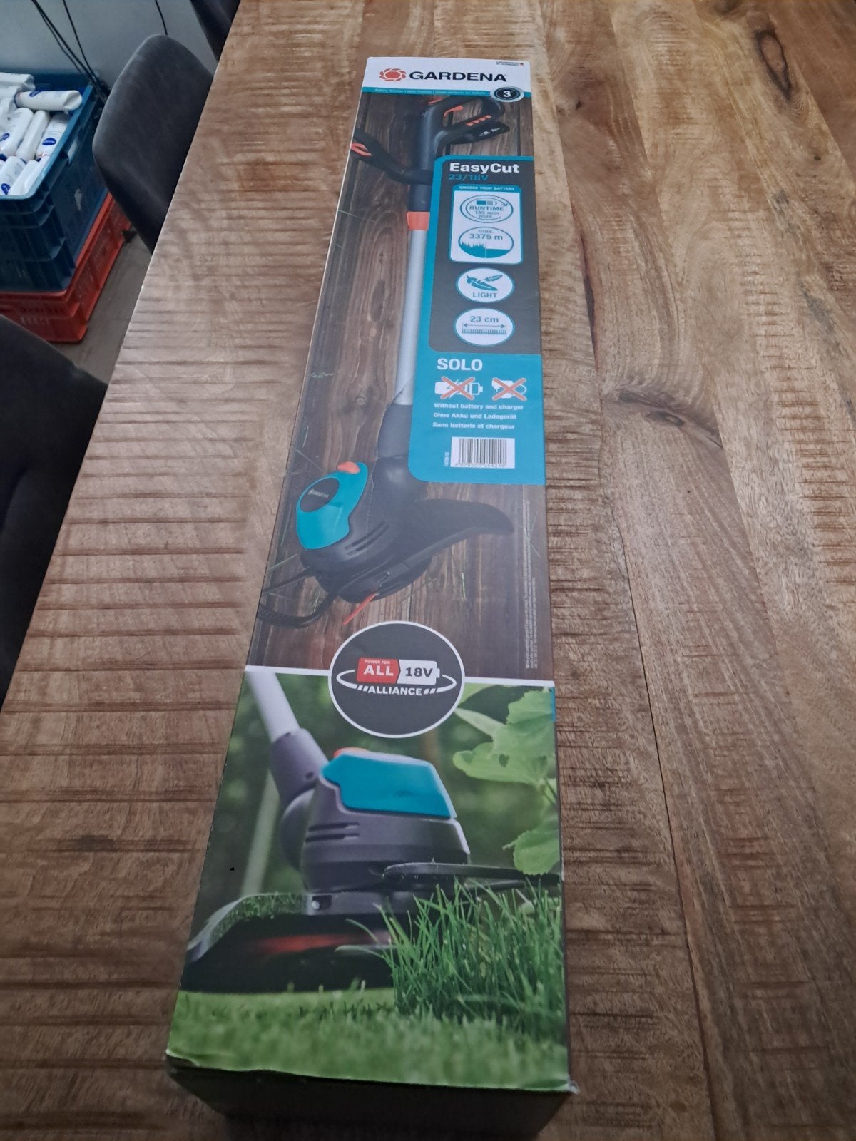 Gardena Grastrimmer EasyCut 23/18V P4A (nieuw in doos), Accu, Nieuw, Ophalen of Verzenden, 10 tot 30 cm