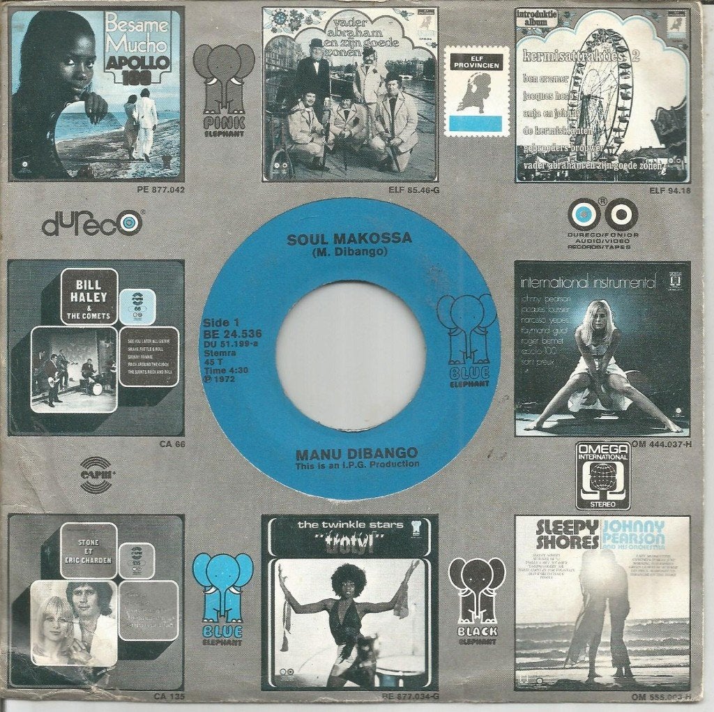 Manu Dibango – Soul Makossa (1972), Gebruikt, 7 inch, Ophalen of Verzenden, R&B en Soul
