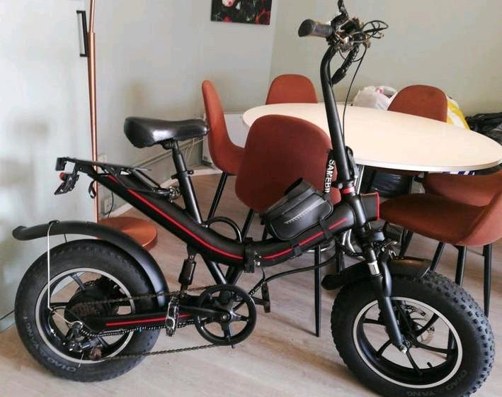 Ouxi V7 mini fatbike 48V(achterband is aan vervanging toe!), Ophalen, Gebruikt, Schijfrem, Ouxi V7