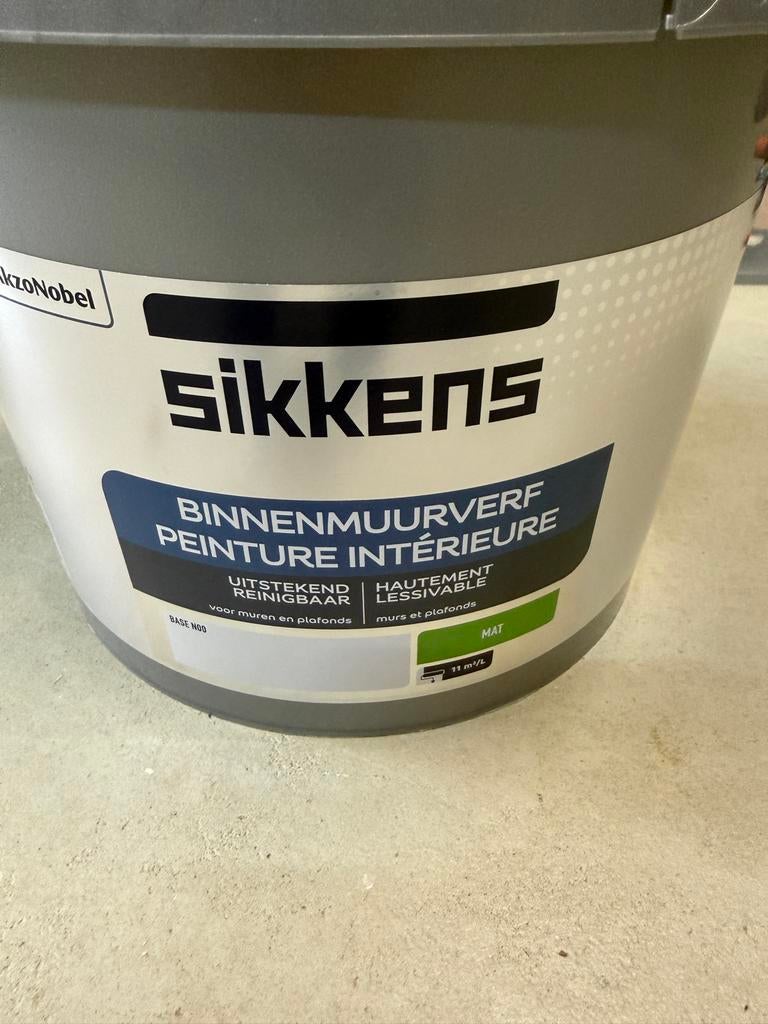 Sikkens binnenmuurverf mat, kleur Abrikoos, Ophalen, 5 tot 10 liter, Oranje, Verf