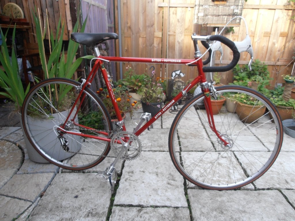 Campagnolo super record groep 80 er jaren, Ophalen, Racefiets