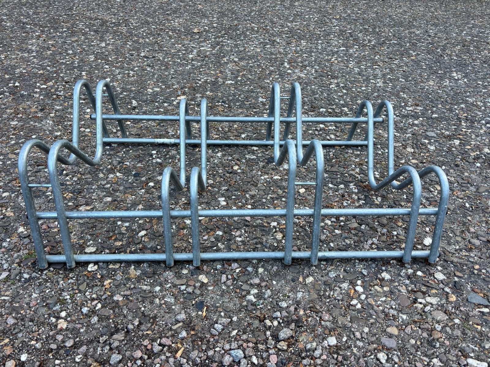Metalen fietsenrek voor 5 fietsen, Fietsen en Brommers, Ophalen, Gebruikt