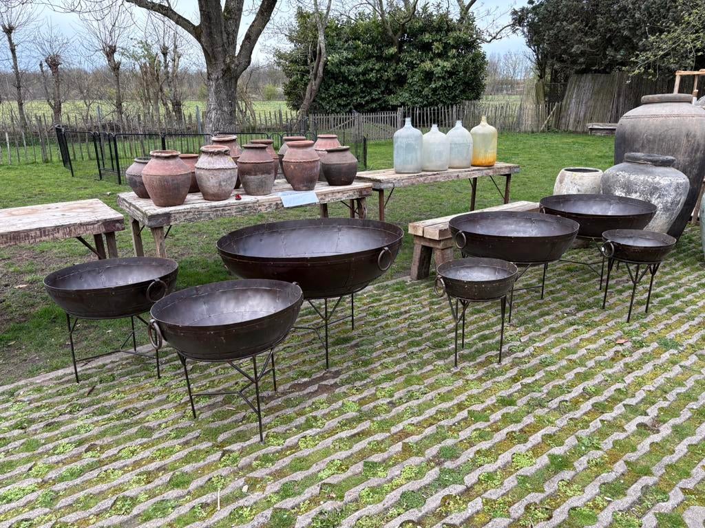 Stoere vuurschalen, klein en groot, Tuin en Terras, Vuurschalen, Ophalen, Nieuw, Nvt, Nvt