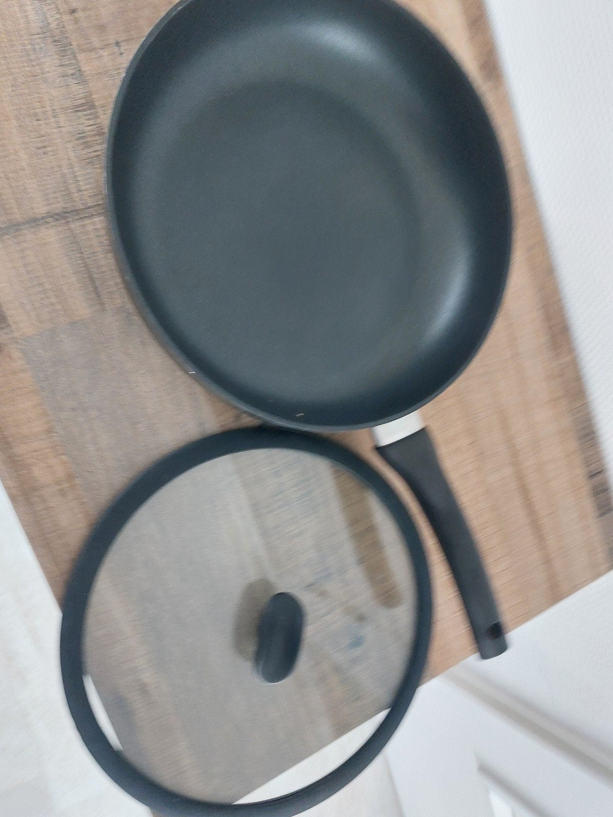 BK Koekenpan 28cm met deksel, Ophalen of Verzenden, Gebruikt, Aluminium, Koekenpan of Braadpan