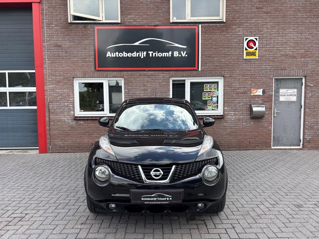 Nissan Juke 1.6 AUTOMAAT- CRUISECONTROL- NAVIGATIE- PARKEERS, Auto's, Euro 5, 4 cilinders, Parkeersensor, Origineel Nederlands