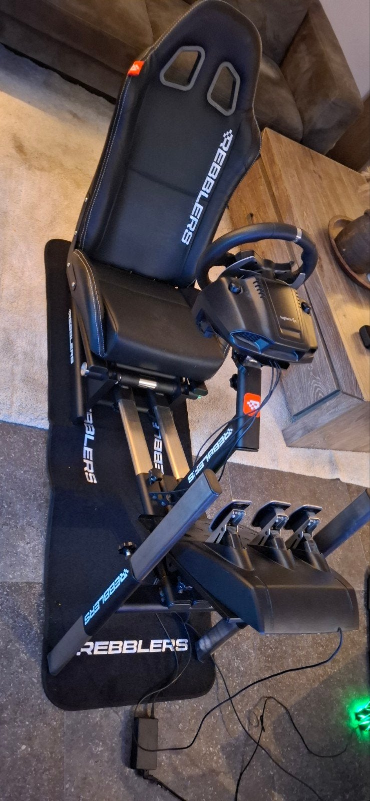 Rebblers race simulator met Logitech G29 racestuur, Ophalen, Overige merken, Zo goed als nieuw
