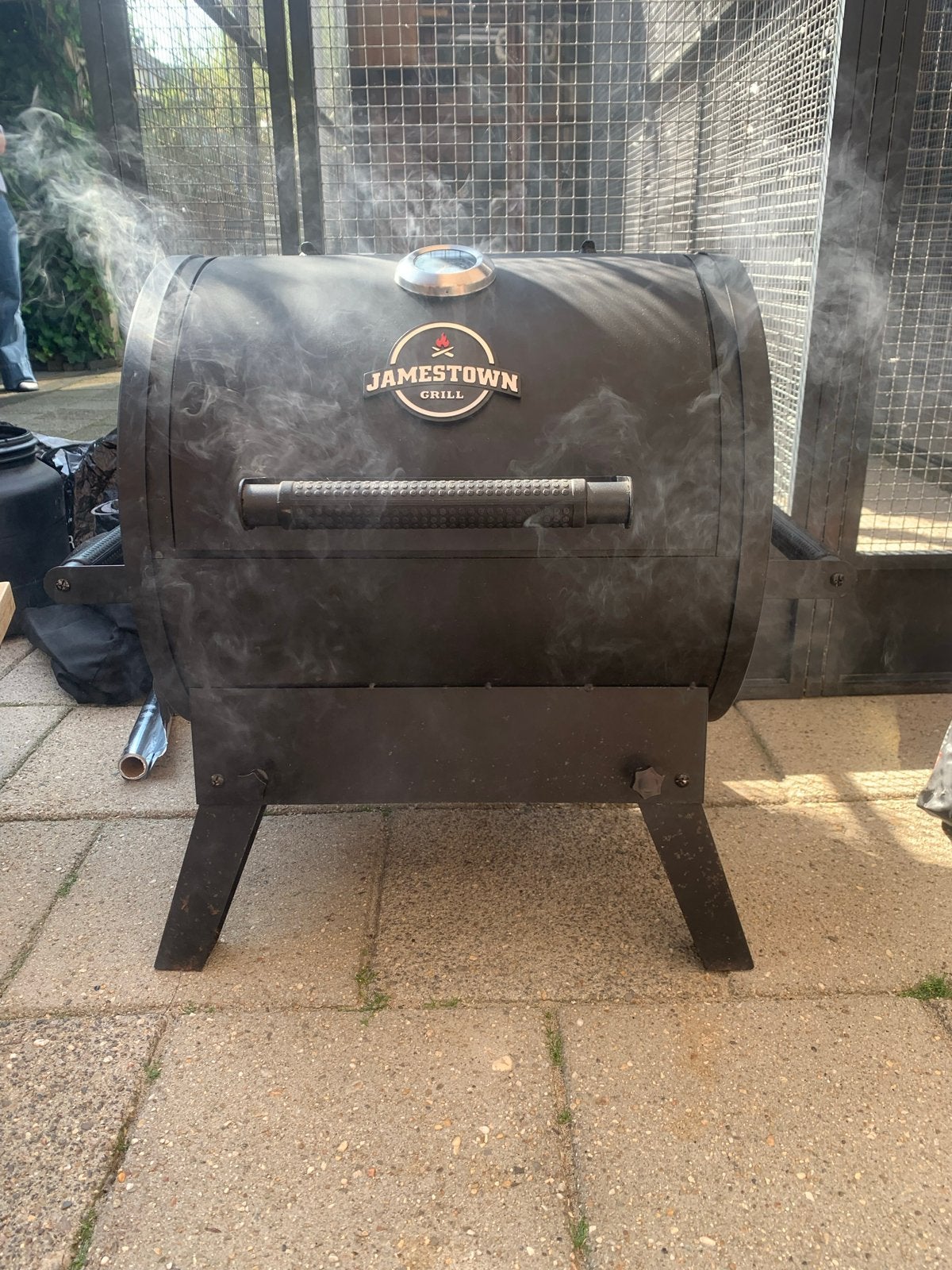 Jamestown Grill BBQ met thermostaat, Ophalen, Zo goed als nieuw