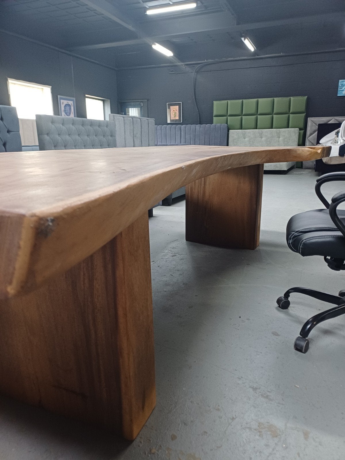 Suar Houten Eettafel 120x300 cm met Massieve Poten, 100 tot 150 cm, Ophalen of Verzenden, Vijf personen of meer, Rechthoekig