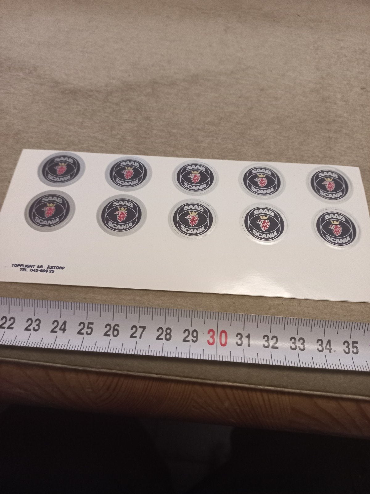 Saab Scania stickers - 10 stuks, Ophalen of Verzenden