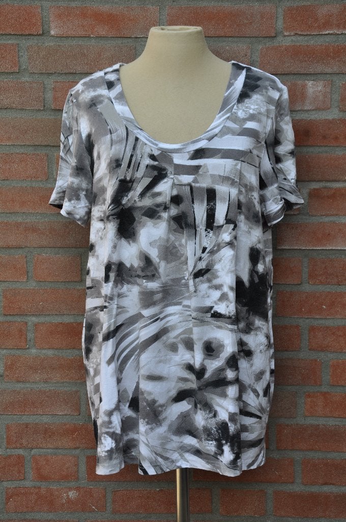 sara lindholm top 44/46, tshirt 44/46, dameskleding 44,46, Kleding | Dames, Grote Maten, Zo goed als nieuw, Shirt of Top, Grijs