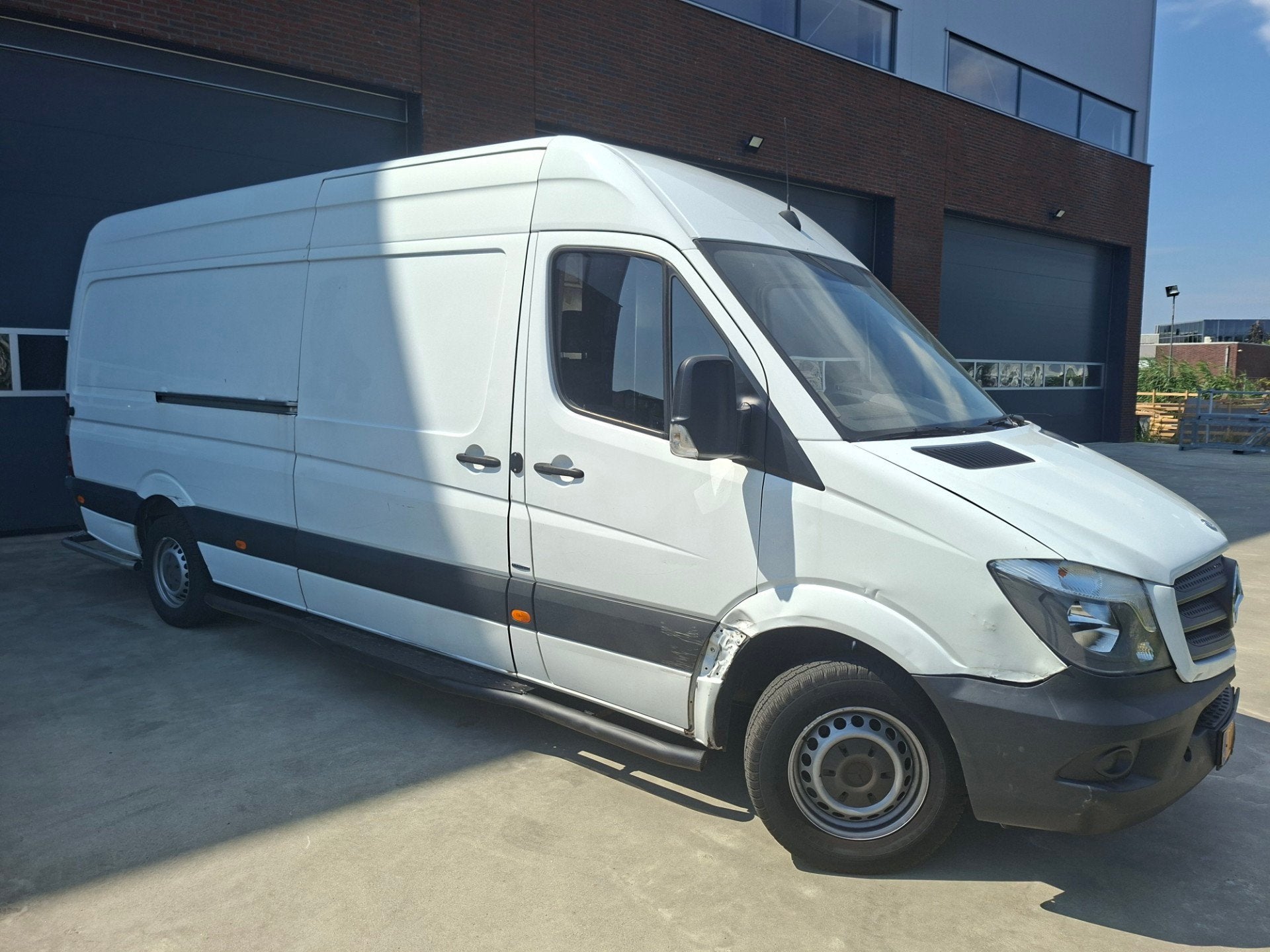 Mercedes-Benz Sprinter 310 2.2 CDI 432L HD Maxi Automaat €, Auto's, Euro 5, Gebruikt, Zwart, Electronic Stability Program (ESP)