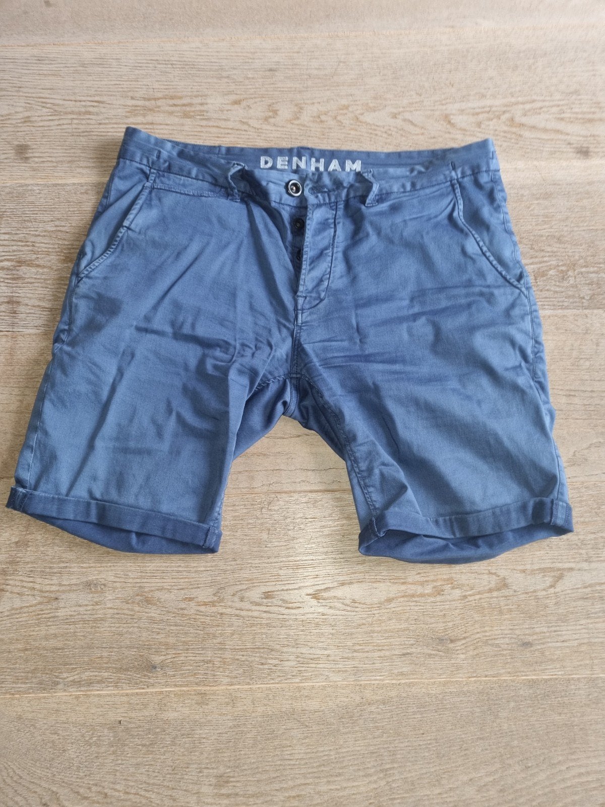 Denham short Mt 33, Blauw, Maat 56/58 (XL), Ophalen of Verzenden, Zo goed als nieuw
