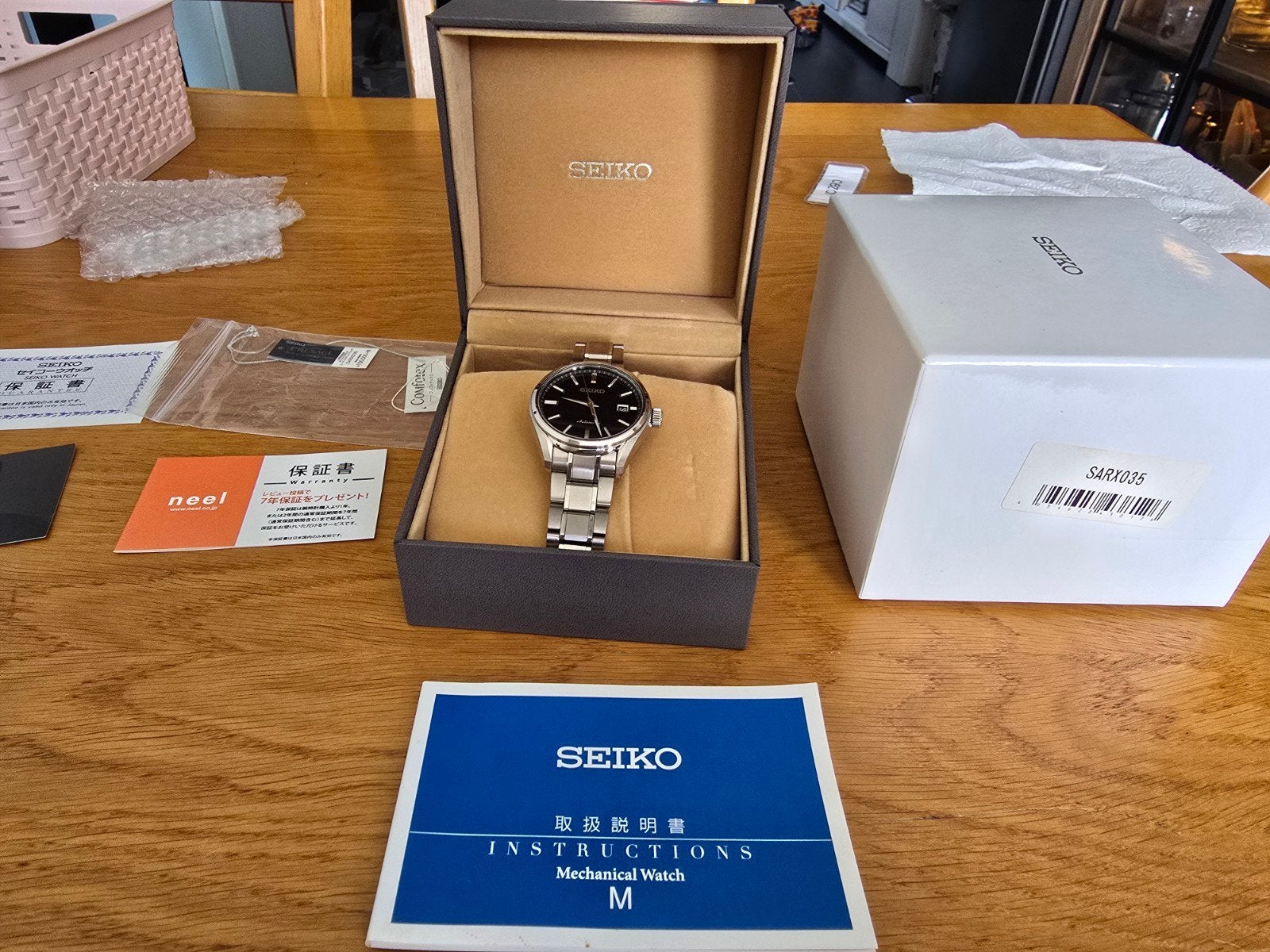 Seiko Presage SARX035 "baby Grand Seiko" als niew, Sieraden, Tassen en Uiterlijk, Horloges | Heren, Staal, Ophalen of Verzenden