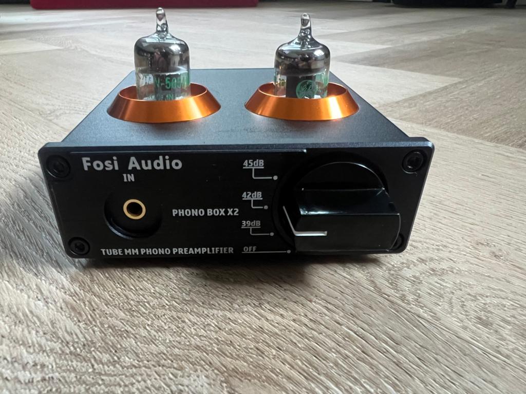 Fosi Audio X2 phono voorversterker met upgrade, Ophalen of Verzenden, Zo goed als nieuw, Platenspeler-onderdeel, Overige merken