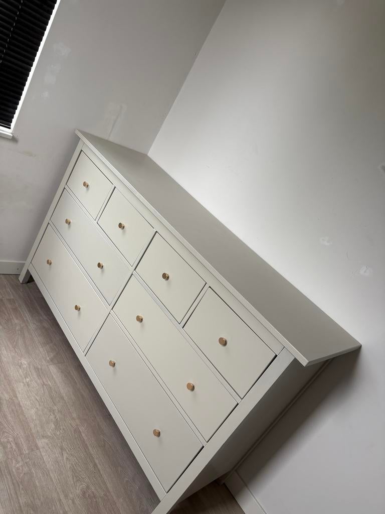 HEMNES Ladekast 8 lades, Ophalen, 5 laden of meer, 100 tot 150 cm, 150 tot 200 cm