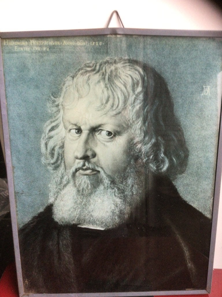 Portret op glas Hieronymus Holzschuher 1526, Ophalen of Verzenden
