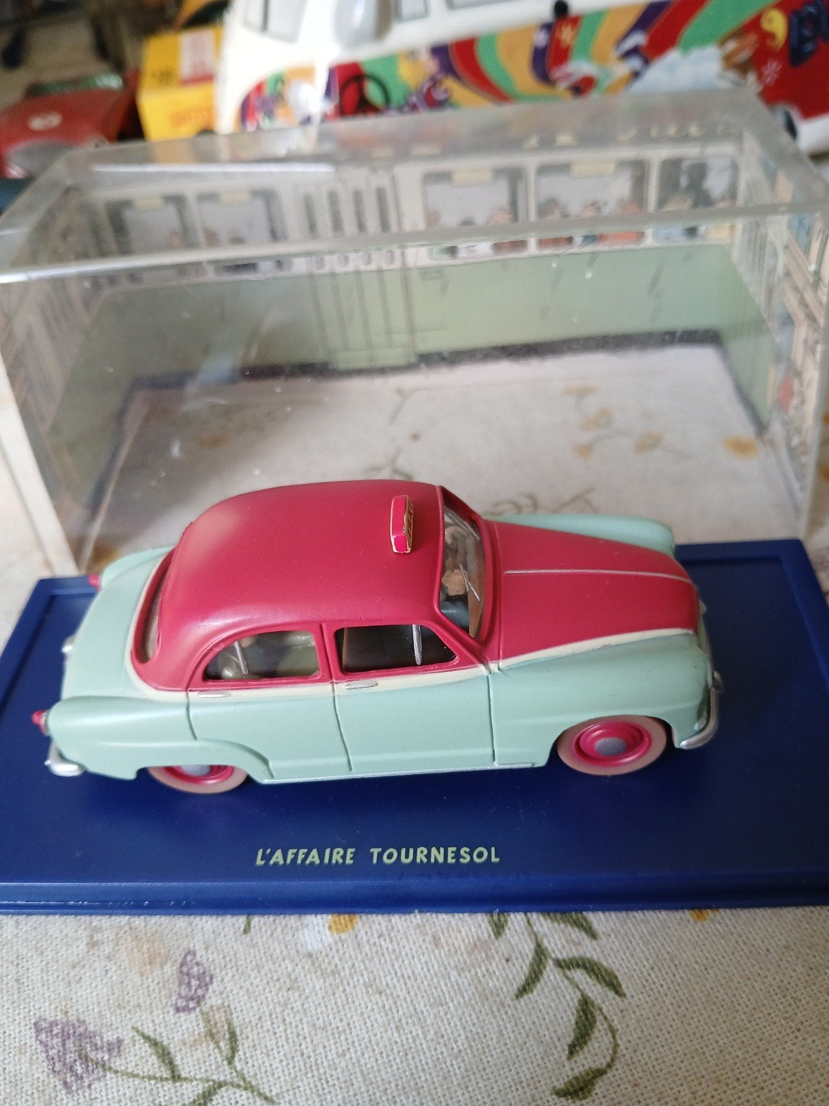 Simca L'affaire Tournesol. Kuifje auto 1:43, Ophalen of Verzenden, Zo goed als nieuw, Auto, Overige merken