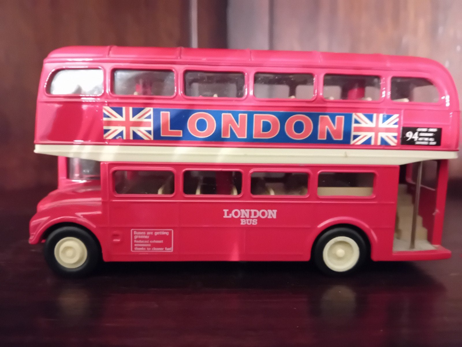 Vintage London Bus Speelgoedmodel, Ophalen of Verzenden, Zo goed als nieuw