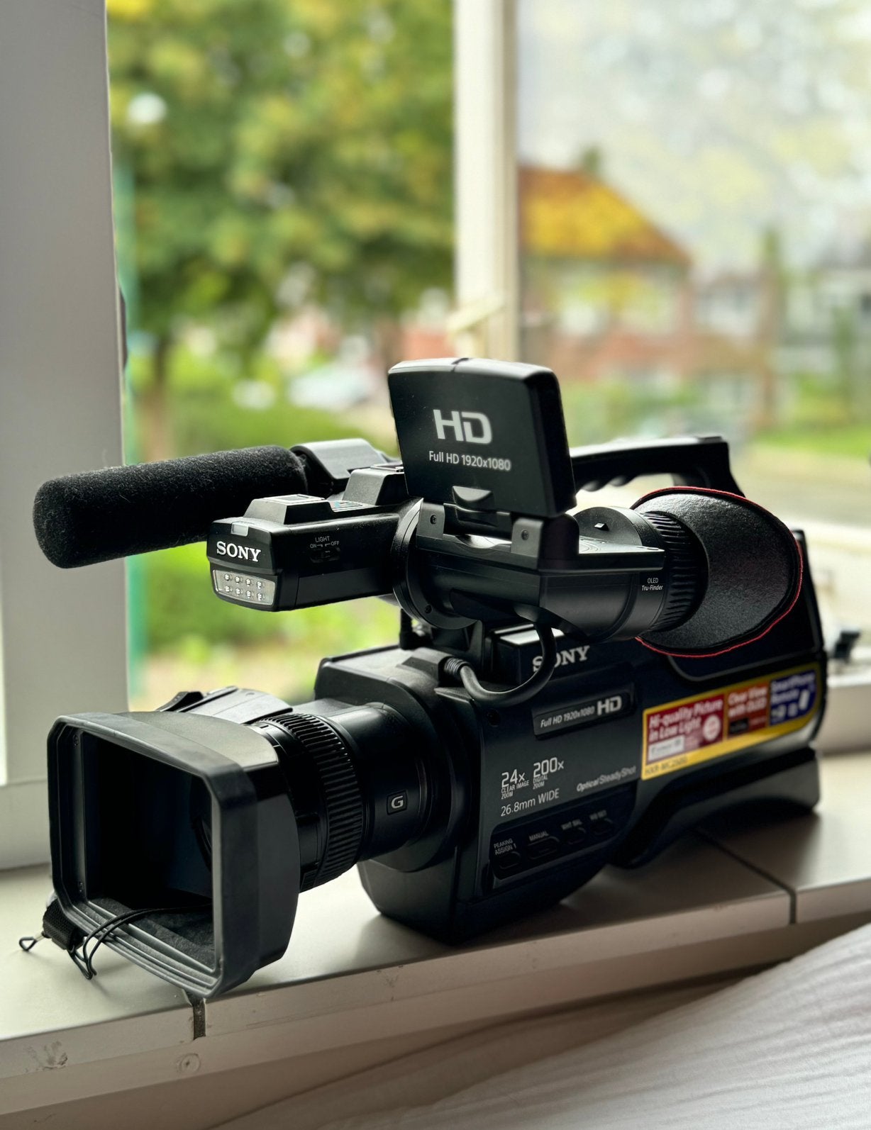 Sony MC2500 schoudercamera, 20x of meer, Ophalen of Verzenden, Zo goed als nieuw, Sony