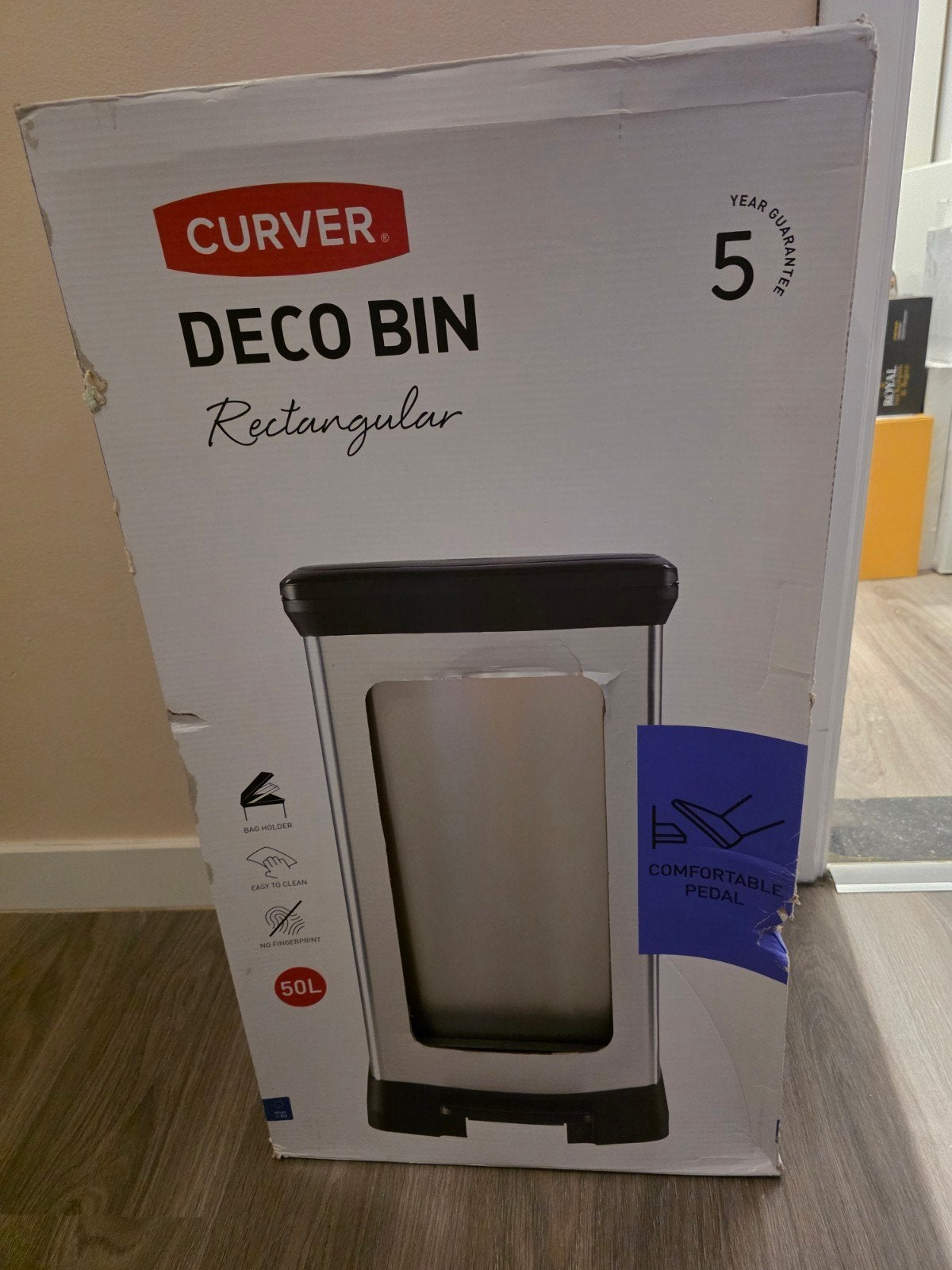 Curver afvalbak nieuw, 40 liter of meer, Ophalen of Verzenden, Nieuw, Kunststof