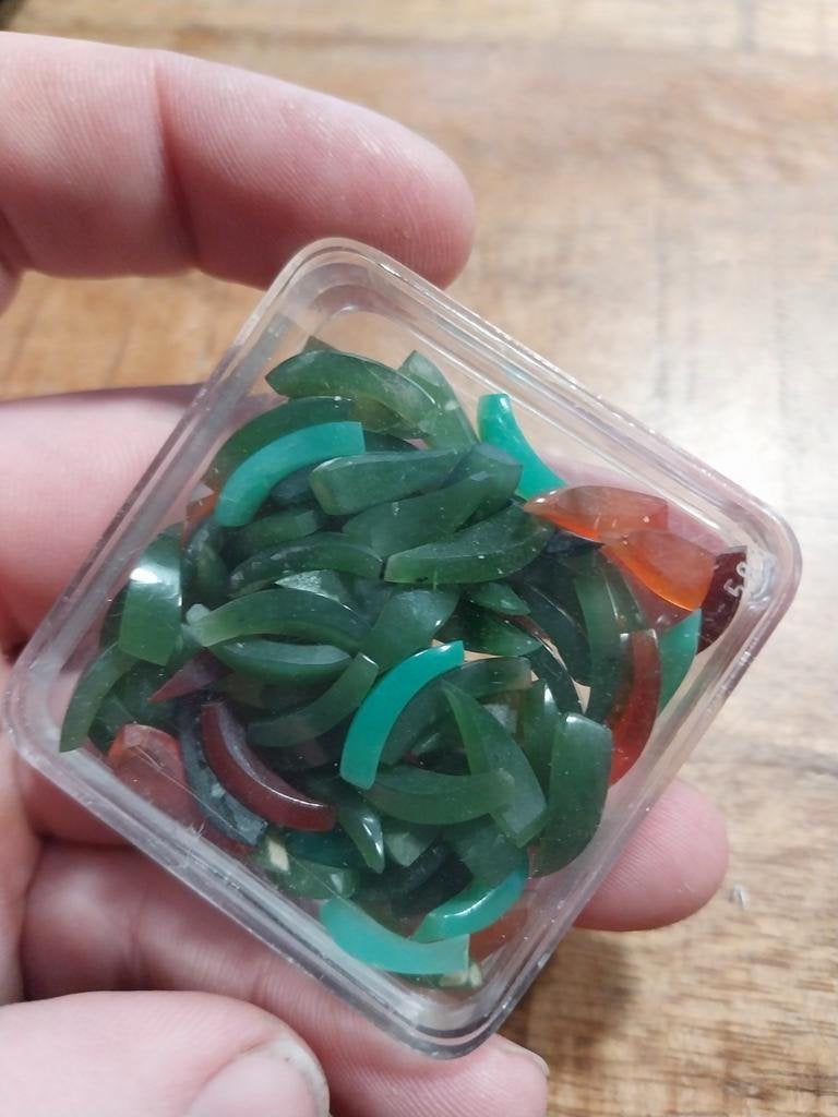 Mix lot edelsteen ornamenten voor sieraden, Ophalen of Verzenden