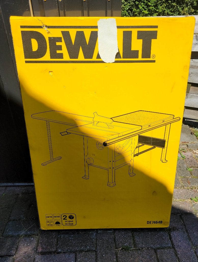 Zeldzaam: Nieuw in doos! DeWalt DE7464B set voor DW746 (T), Overige typen, Nieuw, Ophalen of Verzenden, 1200 watt of meer