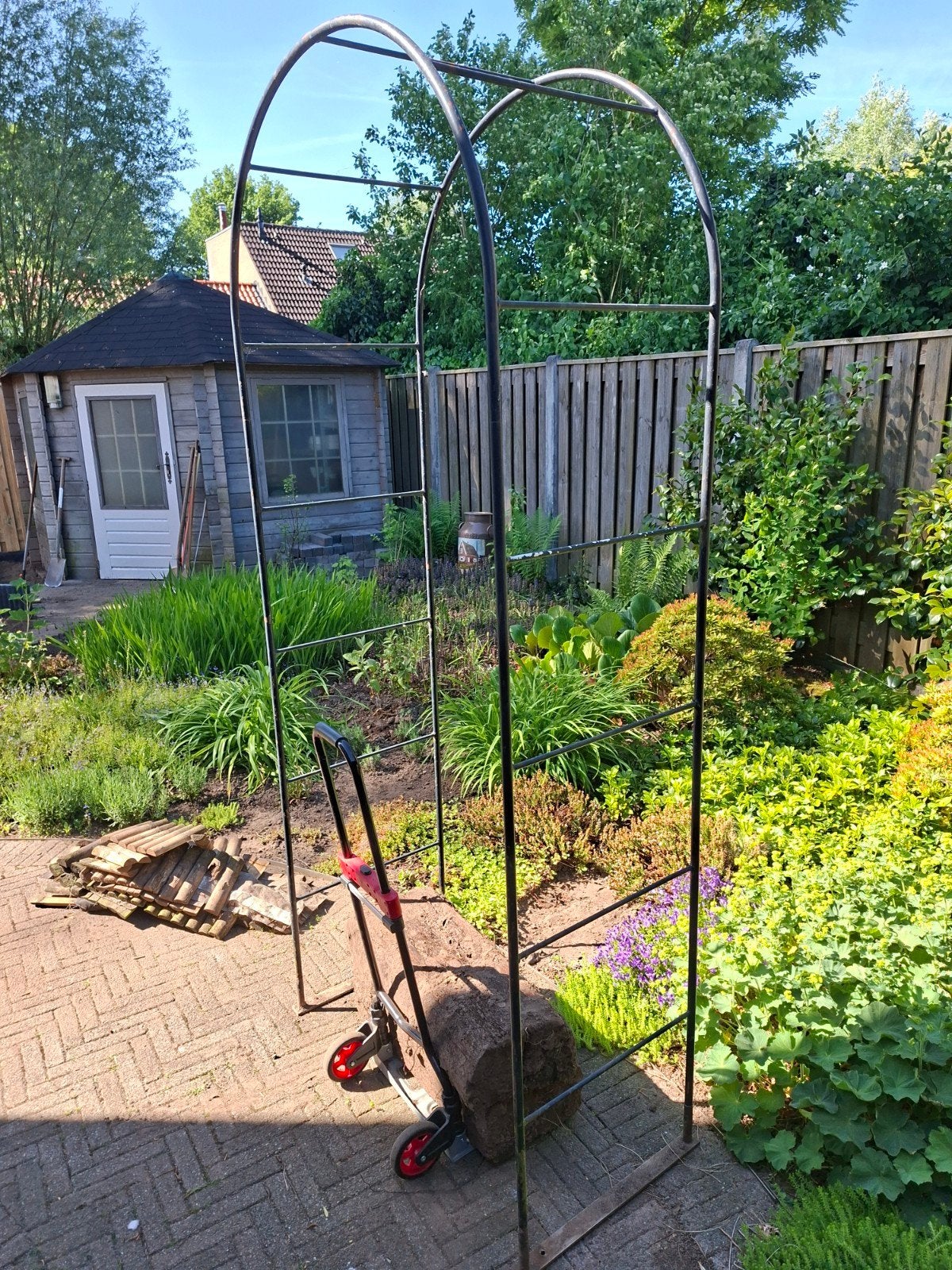 Stalen rozenboog, Tuin en Terras, Ophalen, Gebruikt